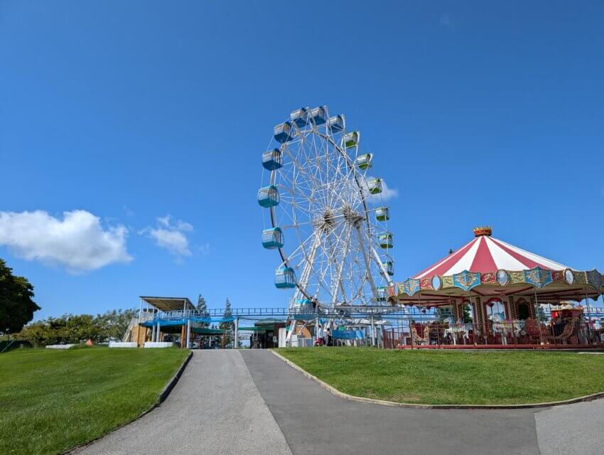 マザー牧場の遊園地の写真