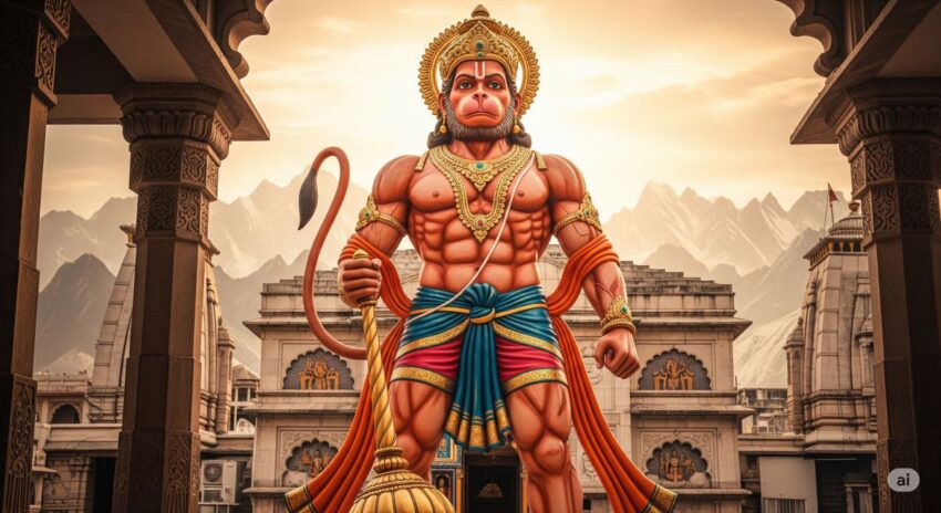 alt="ハヌマーン神 ヒンドゥー教 猿の神 力強さ 忠誠心 勇気 インド"