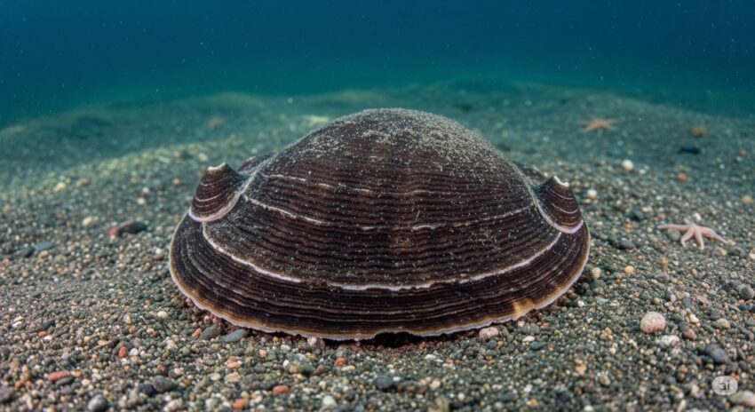 507歳の最長寿記録を持つアイスランドガイ。コロンブス時代の1499年から生き続けた単体動物として最長寿の二枚貝の貝殻に刻まれた年輪