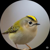 キクイタダキの鳥の写真