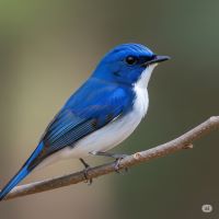 オオルリの鳥の写真