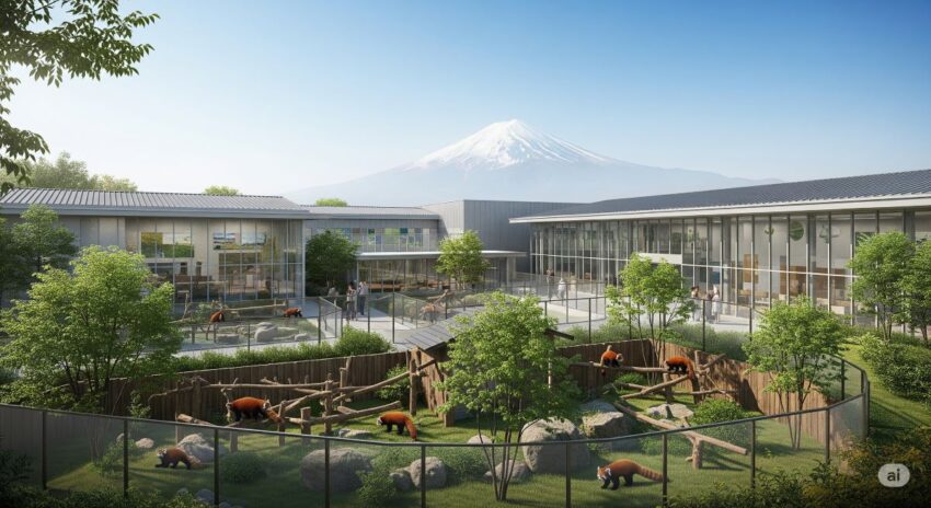 静岡市立日本平動物園のレッサーパンダ繁殖施設と研究センター