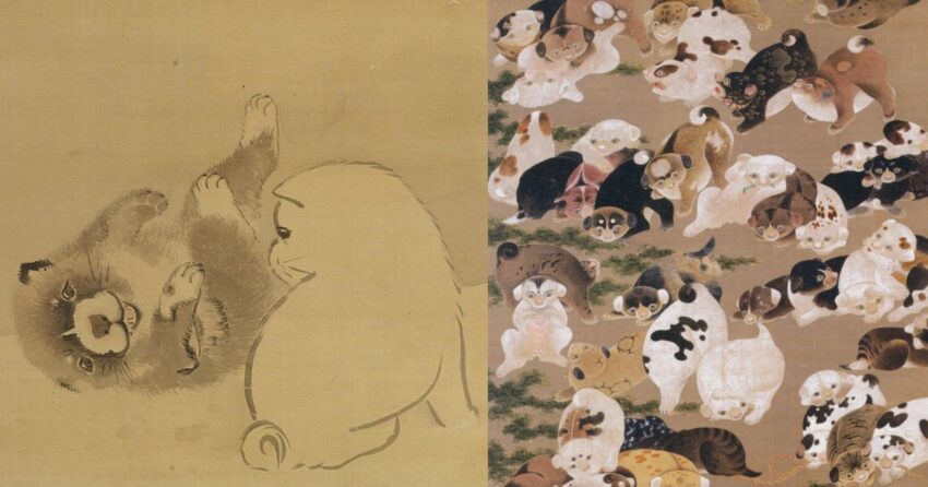 応挙と若冲の画像