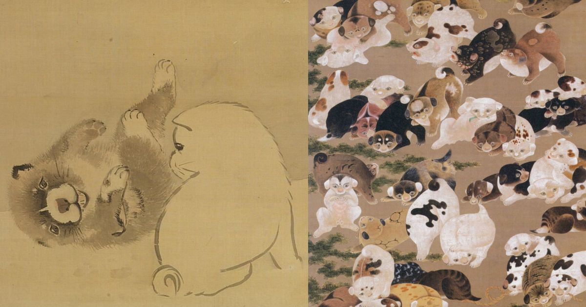 応挙と若冲の画像