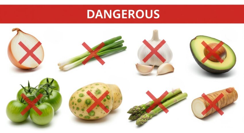 Dangerous and toxic vegetables that should never be given to hamsters