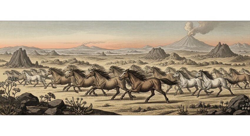 古代から現代に続く馬の進化の歴史