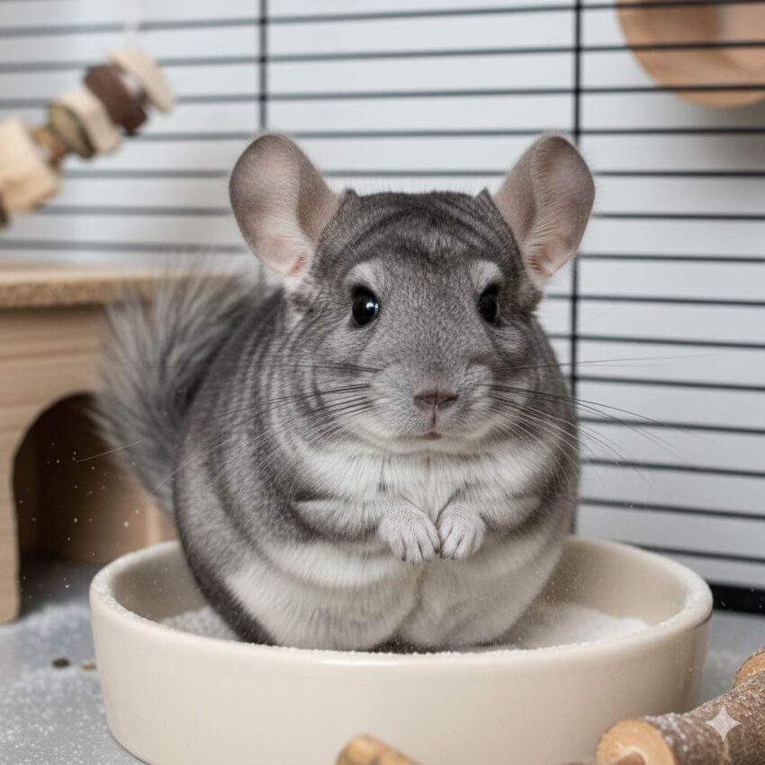 チンチラの写真|世界一柔らかい毛を持つネズミの仲間のペット